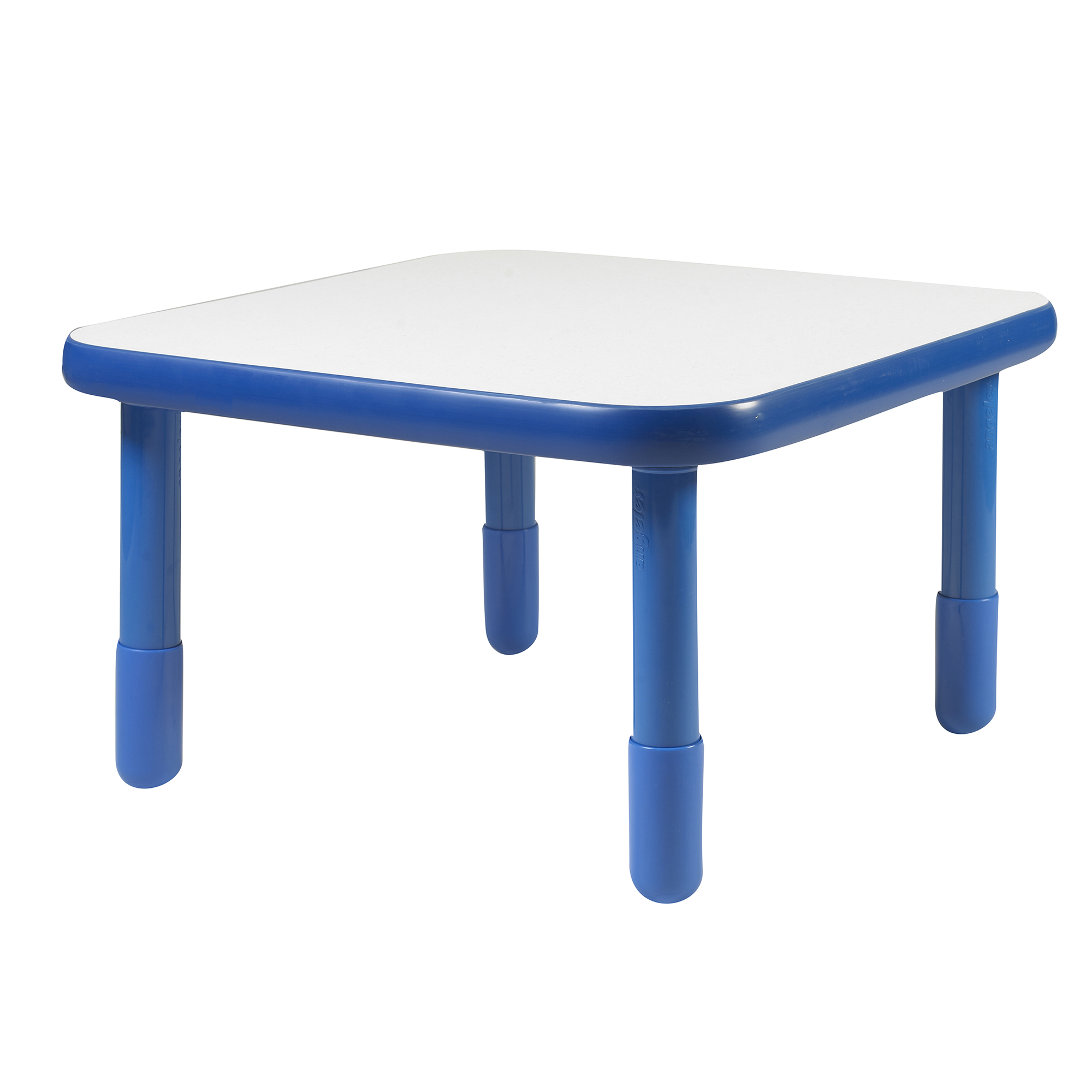 BaseLine® 76 cm  Square Table - Royal Blue with 45,5 cm  Legs