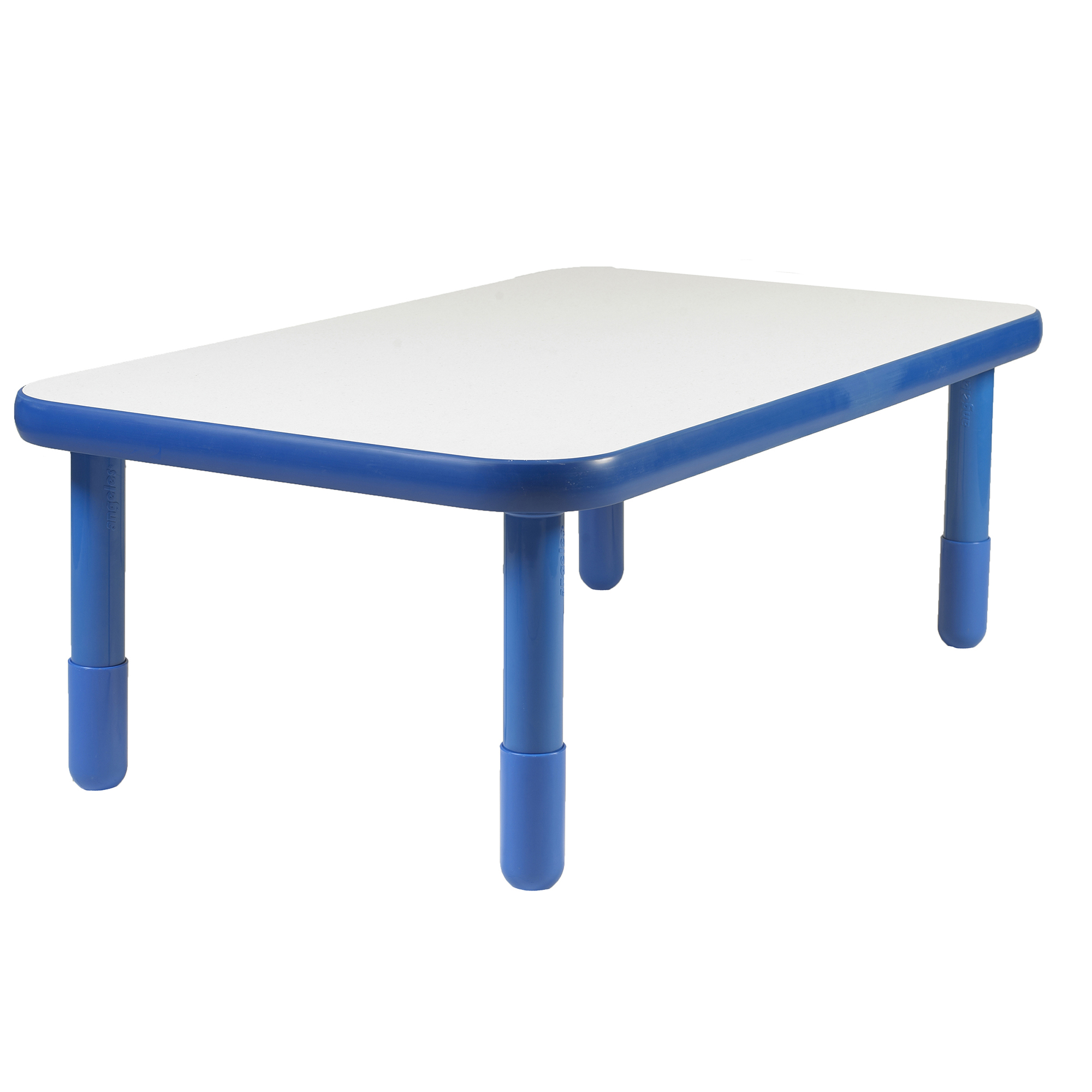 BaseLine® 122 cm  x 76 cm  Rectangular Table - Royal Blue with 45,5 cm  Legs