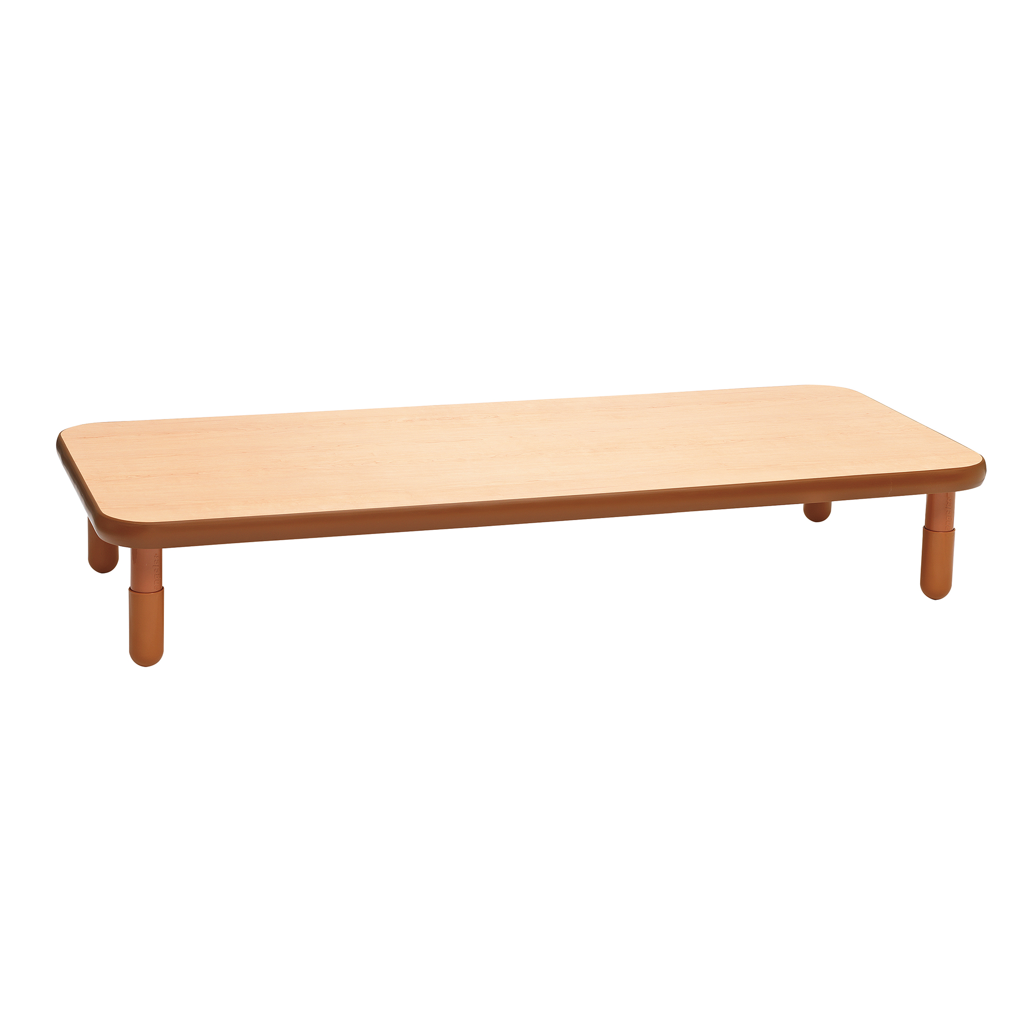 BaseLine® 183 cm  x 76 cm  Rectangular Table - Natural Wood with 30,5 cm  Legs