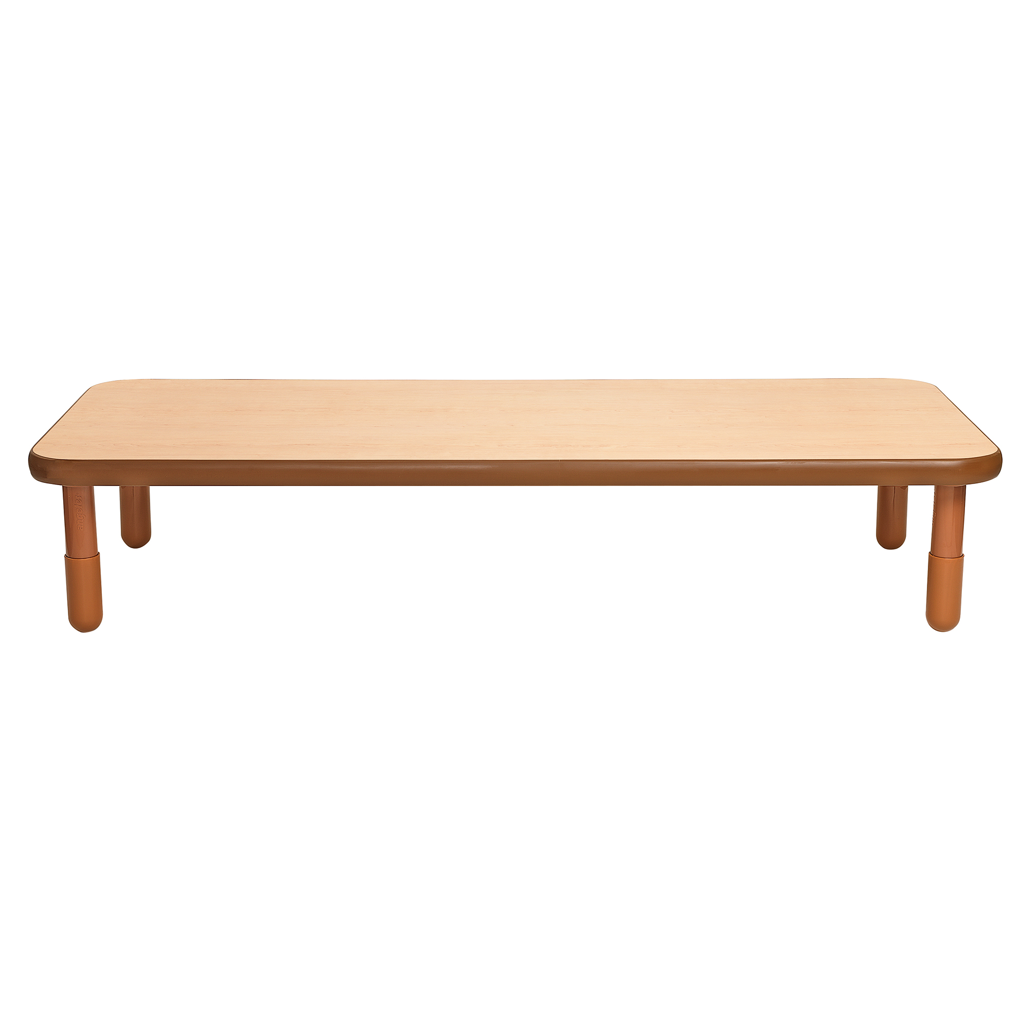 BaseLine® 183 cm  x 76 cm  Rectangular Table - Natural Wood with 35,5 cm  Legs