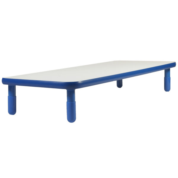 BaseLine® 48" x 30" Rectangular Table - Royal Blue with 18" Legs