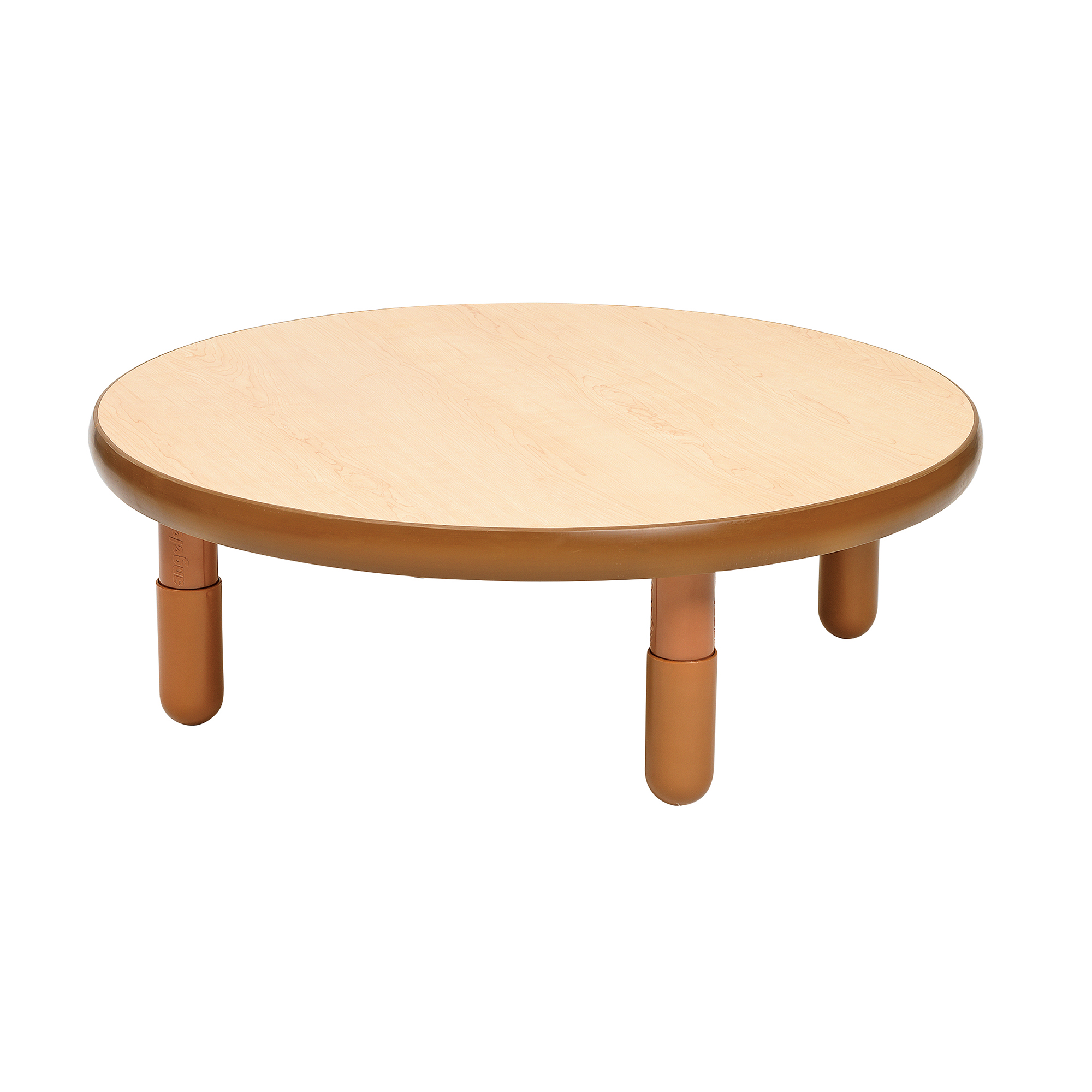 BaseLine® 91,5 cm Diameter Round Table - Natural Wood with 30,5 cm  Legs