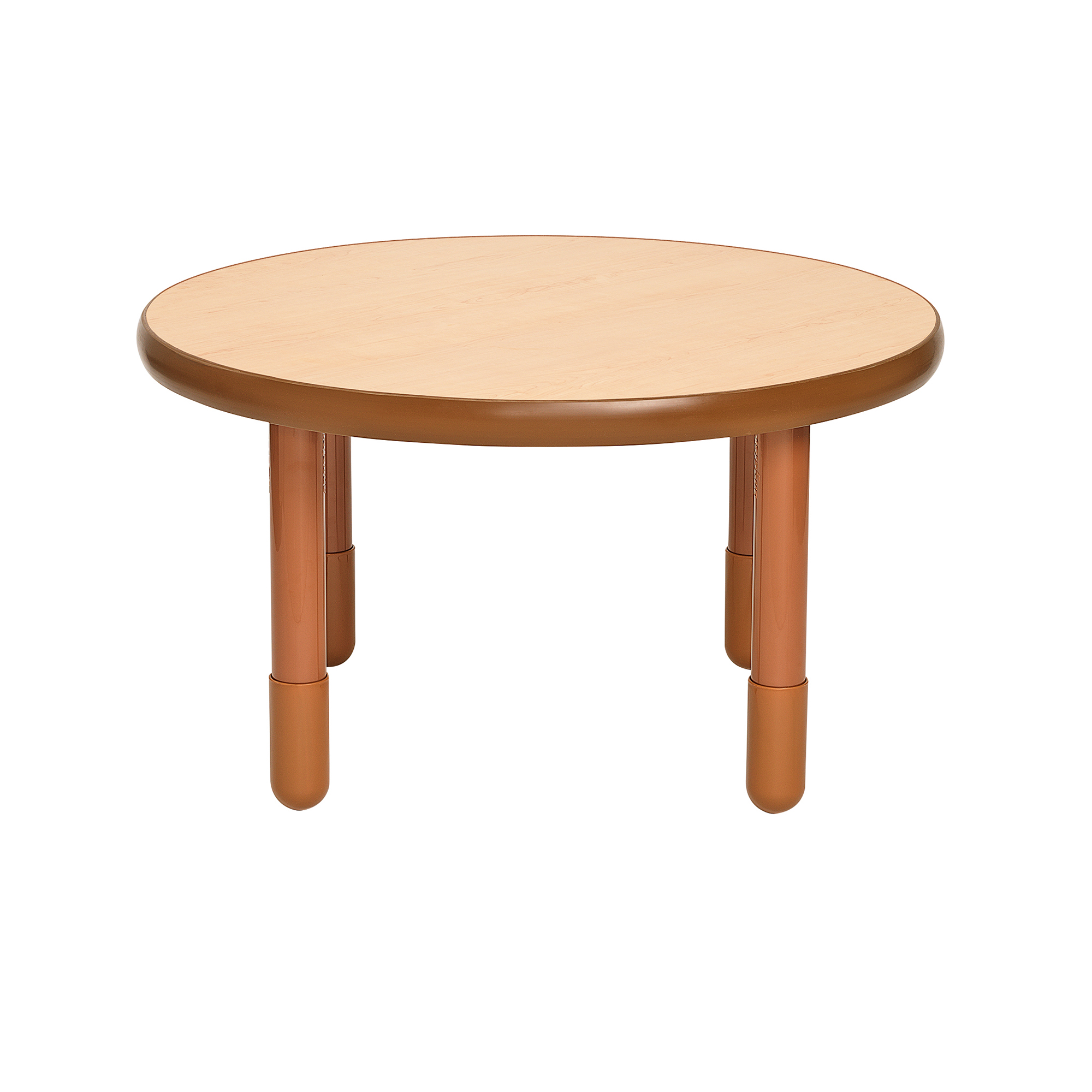 BaseLine® 91,5 cm Diameter Round Table - Natural Wood with 51 cm  Legs