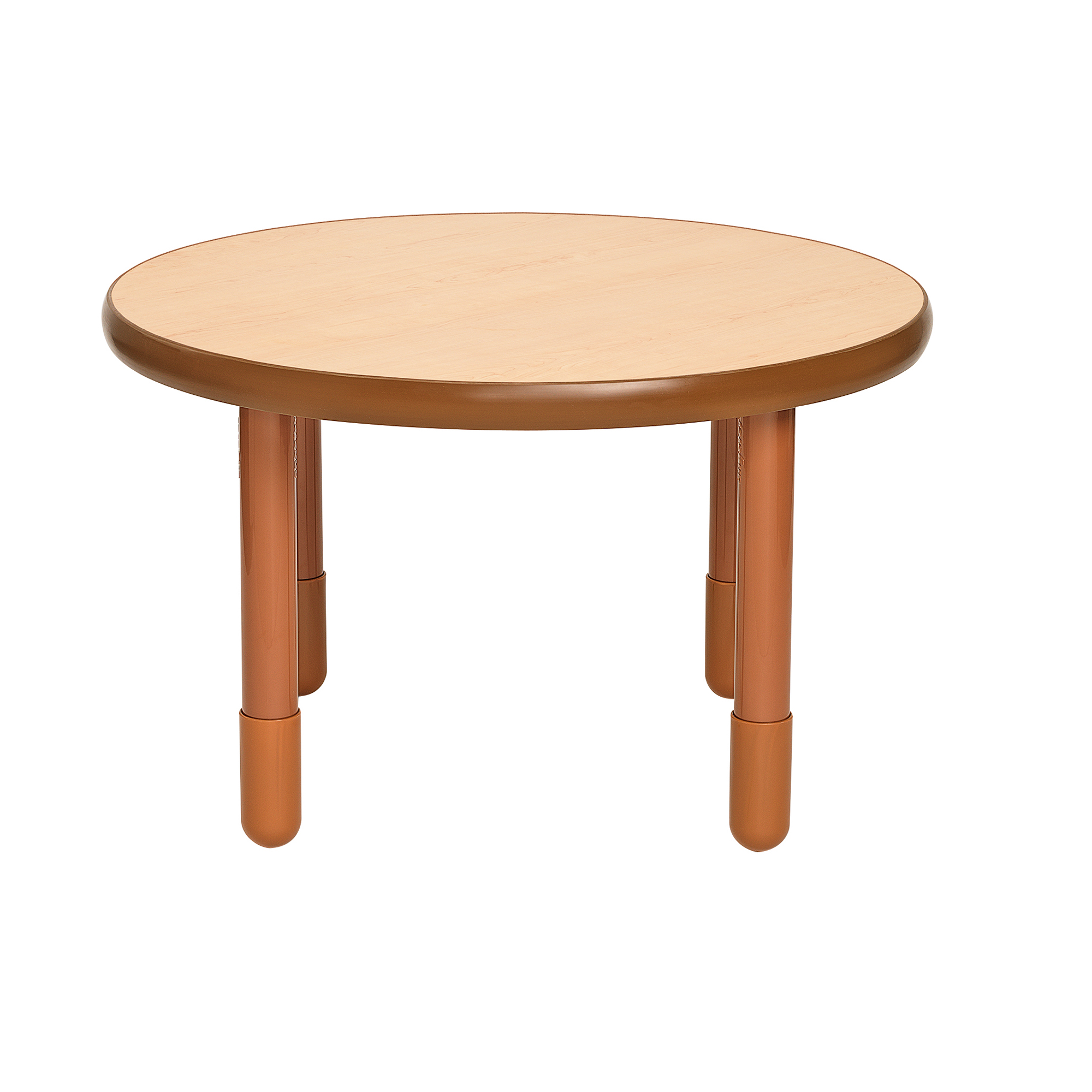 BaseLine® 91,5 cm Diameter Round Table - Natural Wood with 56 cm  Legs