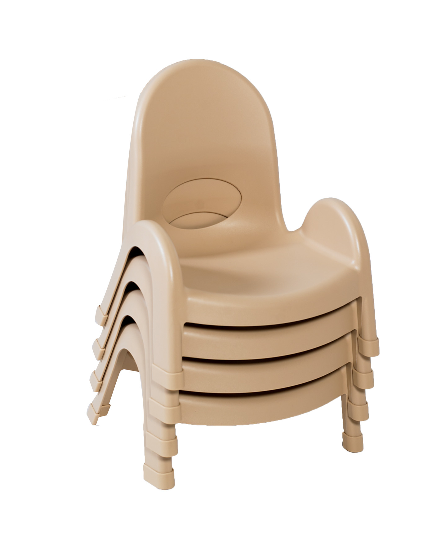 Value Stack™ 12,5 cm  Chair - 4 Pack - Natural Tan