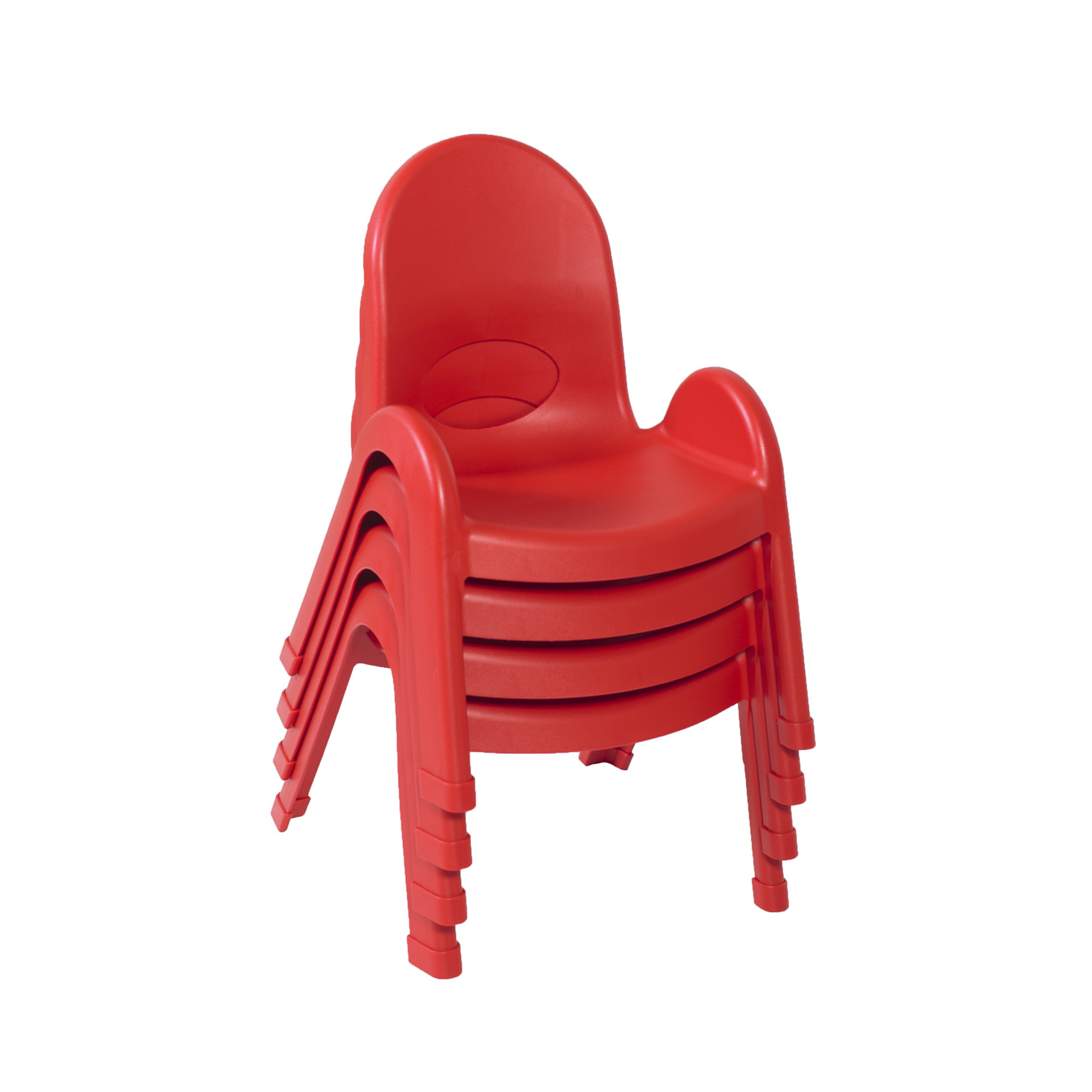 Value Stack™ 18 cm  Chair - 4 Pack - Candy Apple Red