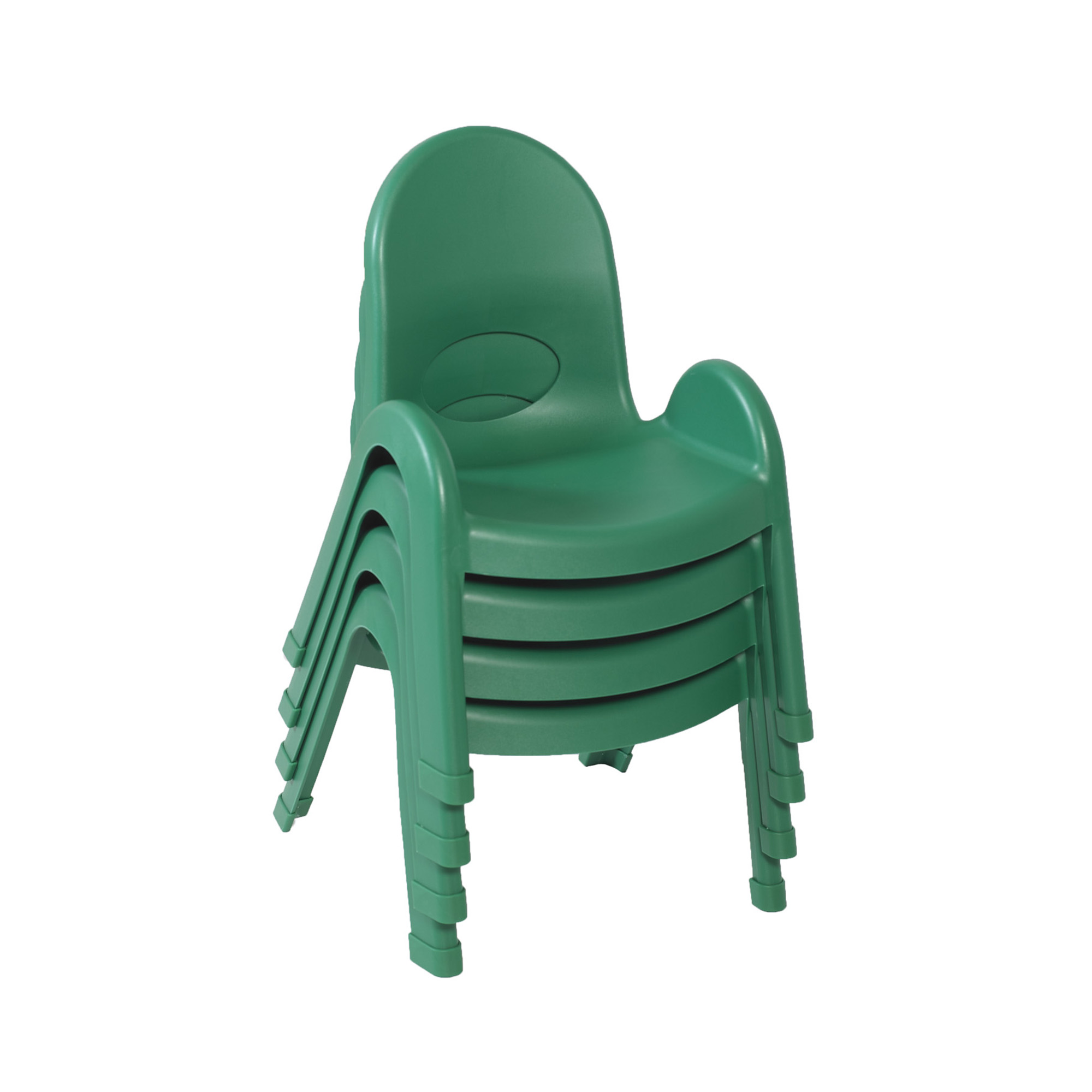 Value Stack™ 23 cm  Chair - 4 Pack - Shamrock Green