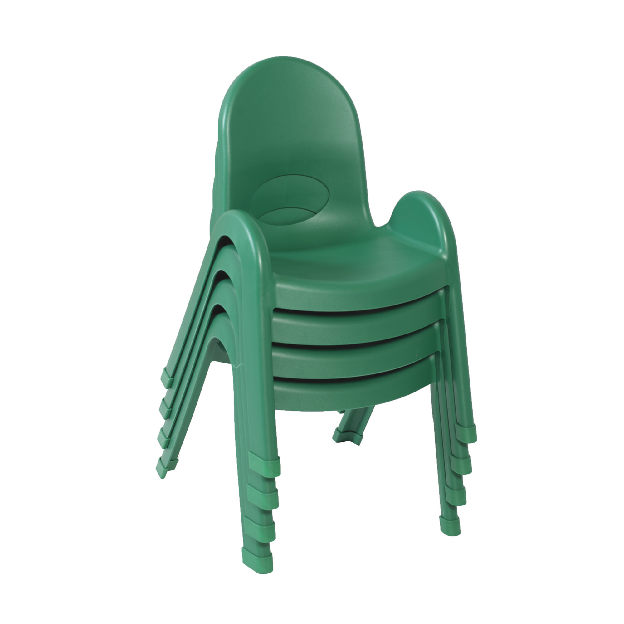Value Stack™ 28 cm  Chair - 4 Pack - Shamrock Green