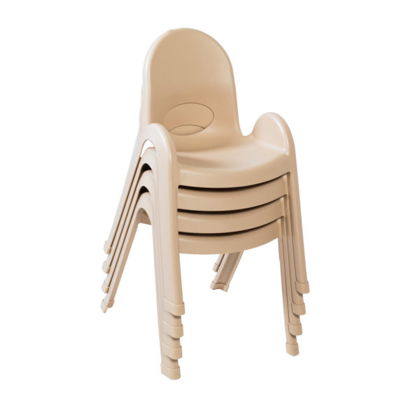 yellow stackable plastic child chairs