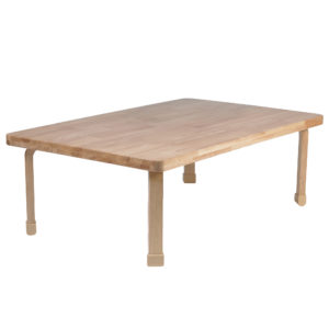 Rectangle NaturalWood™ Table Top with 24" Legs