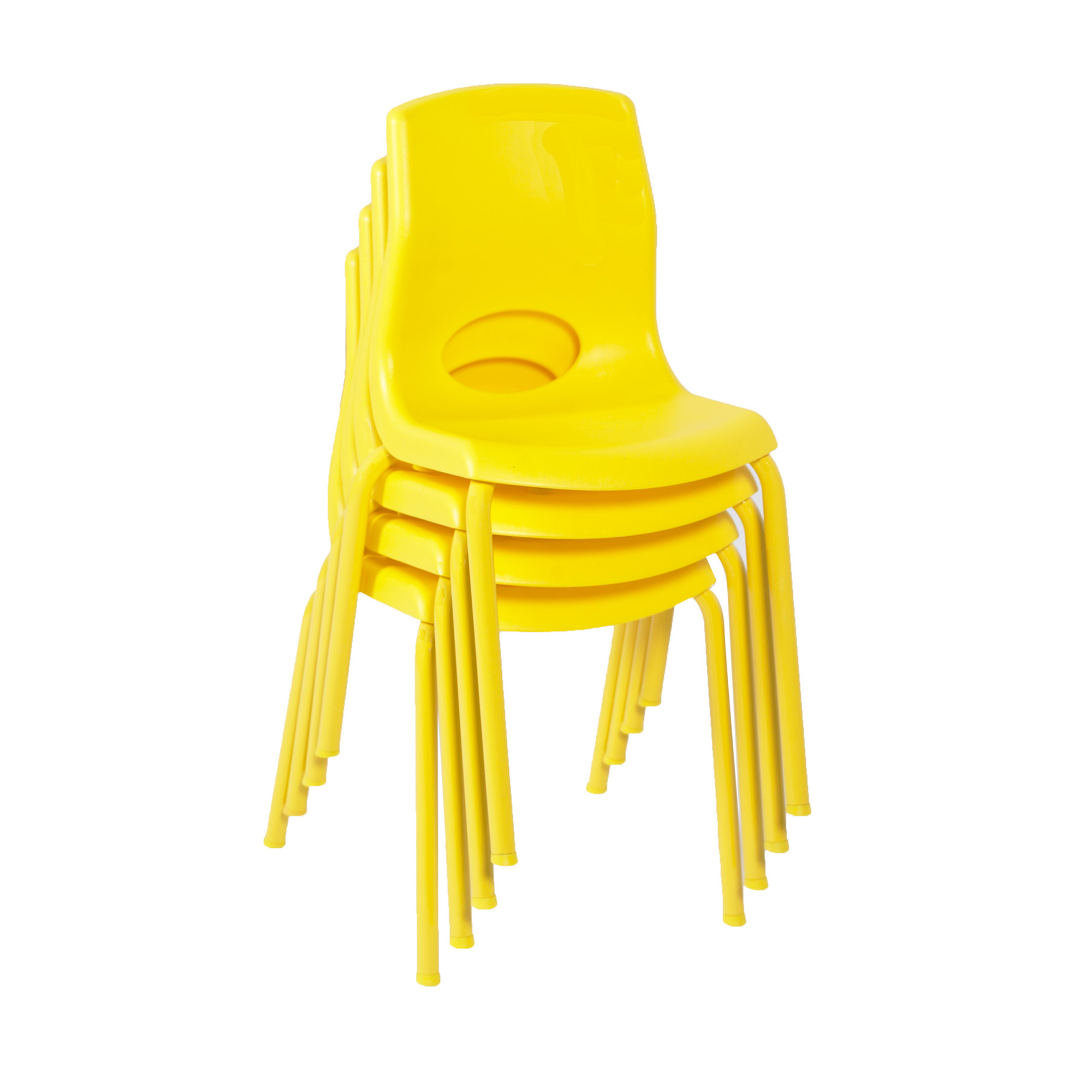 35,5 cm  My posture™ Chair 4 Pack - Yellow