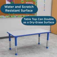 Dry-Erase Table Tops for Spontaneous Art in Learning Spaces