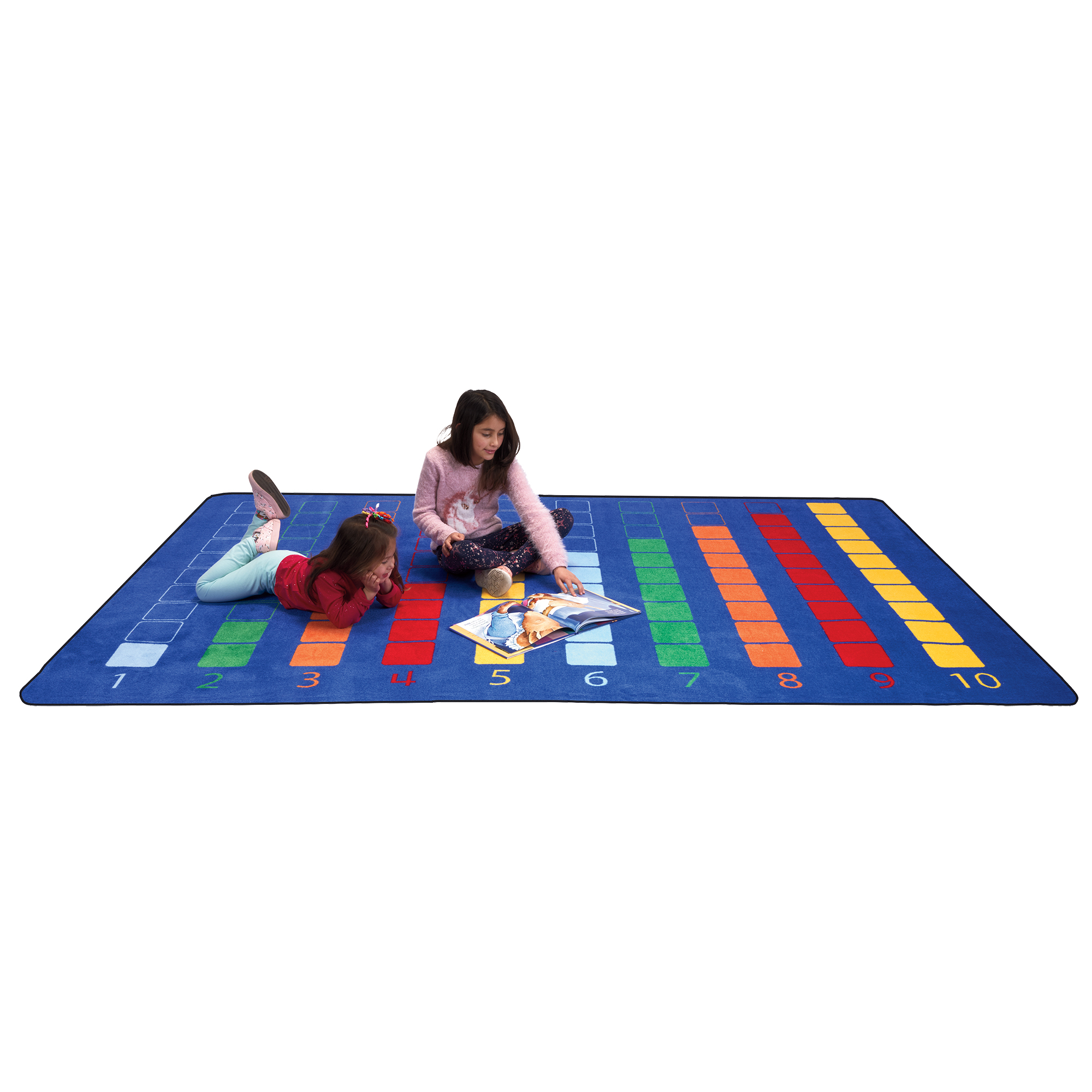 Counting Color Grid Rug - Rectangle Large