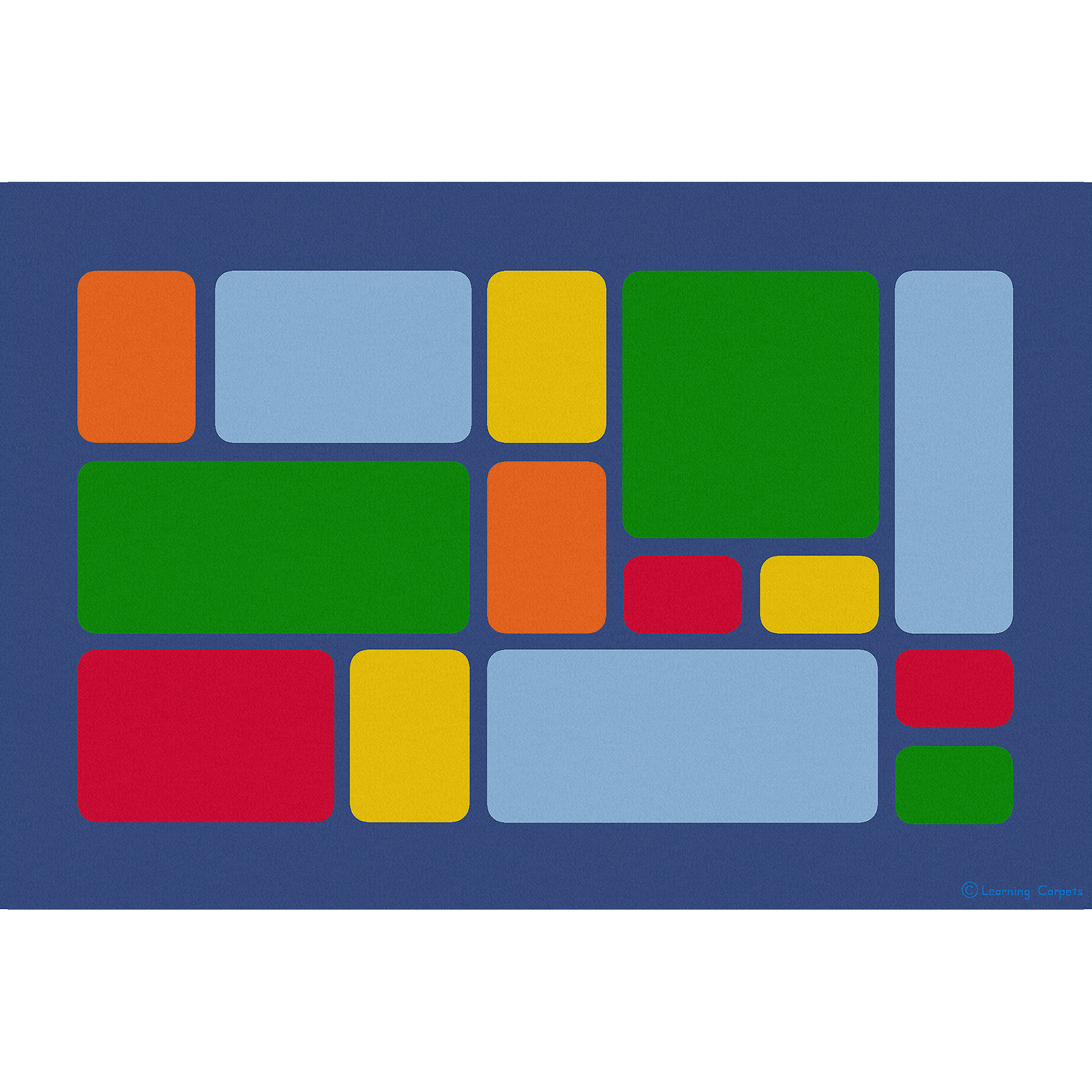 Color Block Primary Rug - Rectangle Small