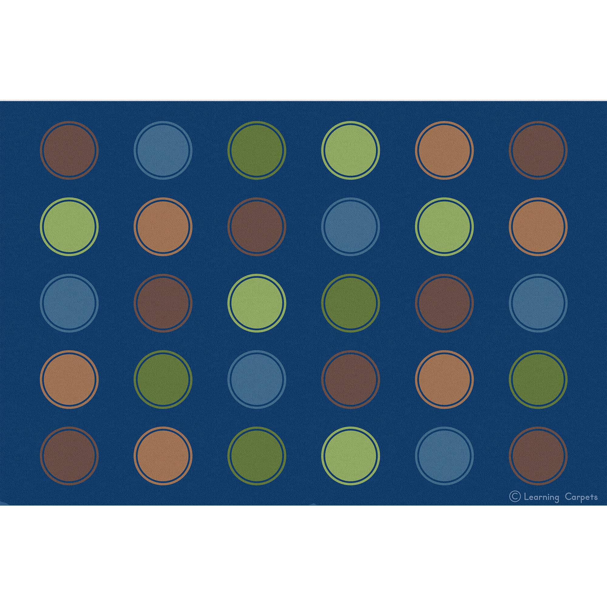 Seating Dots Rug - Woodlands - Rectangle Large