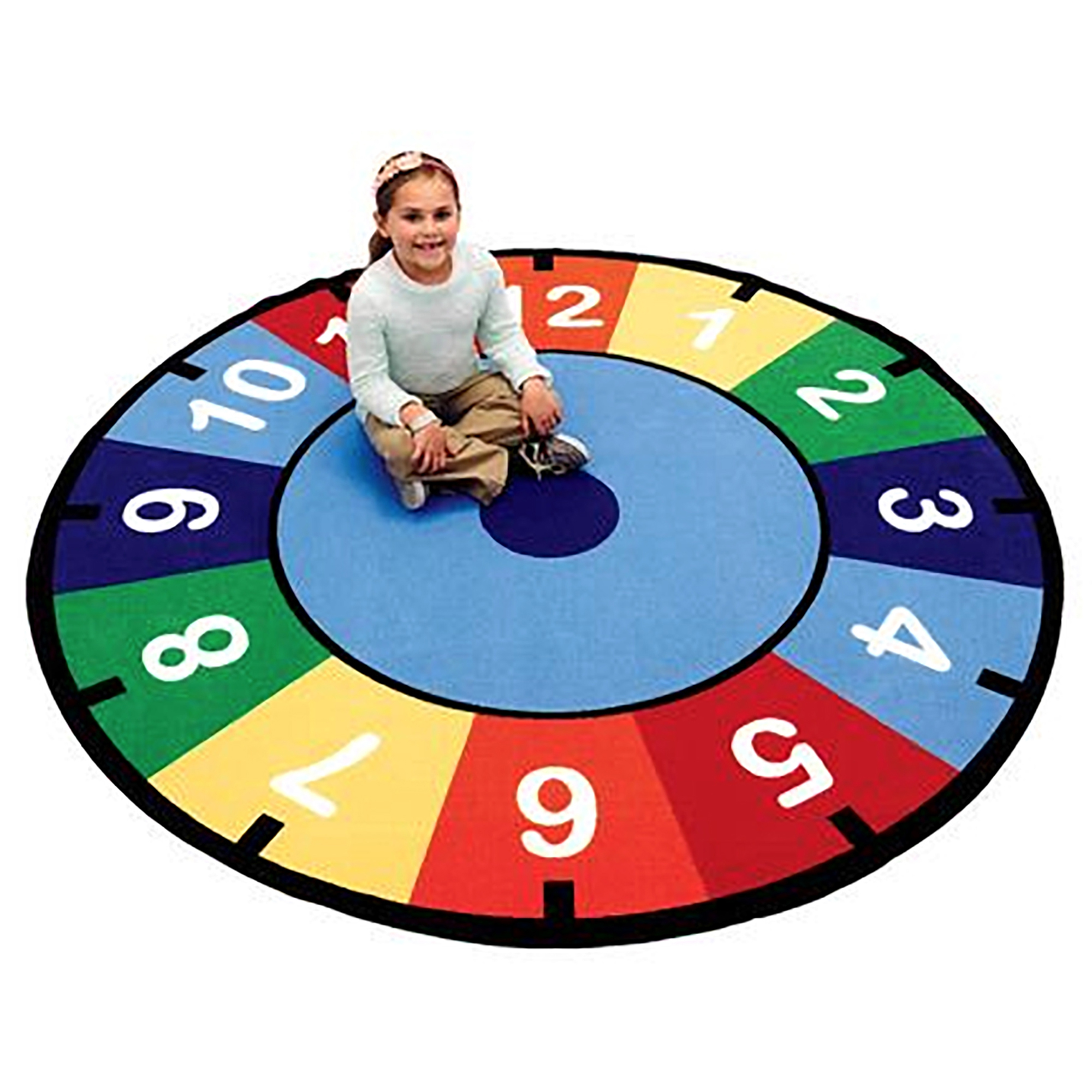 Clock Rug - Round Large