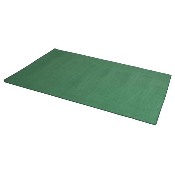green rug