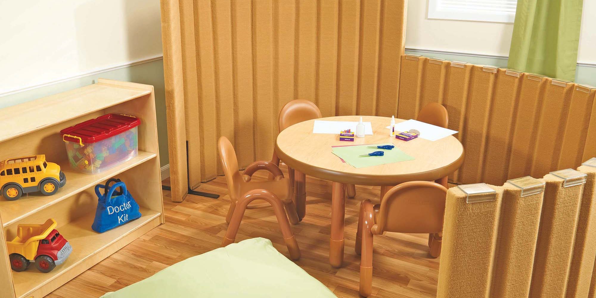 Can Classroom Design Affect Learning - Quiet Dividers with Sound Sponge Helps