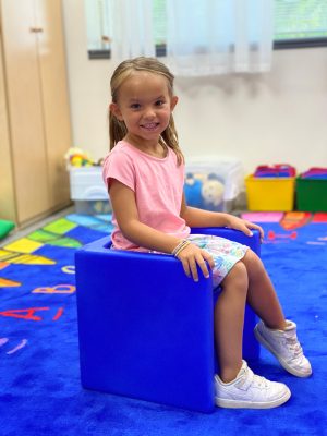 Cube Chairs work perfectly for flexible learning spaces