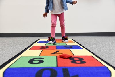 LC121-Hopscotch is a great game for homeschools