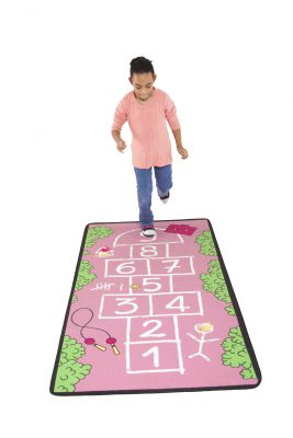 Hopscotch and Pink - The best color with a FUNtastic activity.