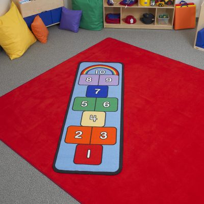 Hopscotch is great for gross motor skills.