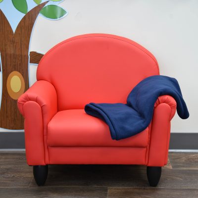 Microfleece blankets improve classroom naptime and are multi-functional