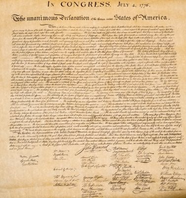 Pen Pals, Pretend Play and The Declaration of Independence