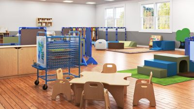 PlayPanels conceptual Infant-Room - Woodland