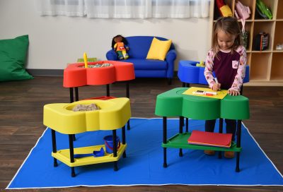 Sensory Play Blooms with Sand and Water Tables